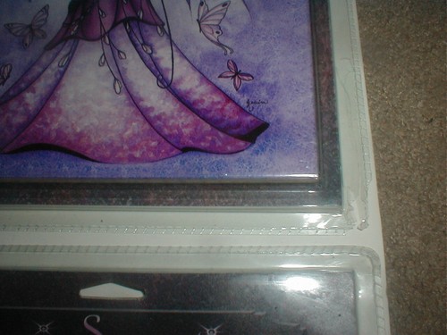 Ceramic Sensations 8x10 WALL TILE Fairy Fantasy Gothic 4p LOT Amy Brown Galbreth - Picture 5 of 19