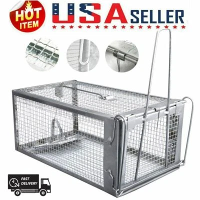 11''Rat Trap Cage Small Live Animal Pest Rodent Mouse Control Catch Hunting Trap