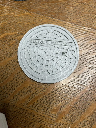 3D Printed Vintage TMNT Figure Sewer Stand