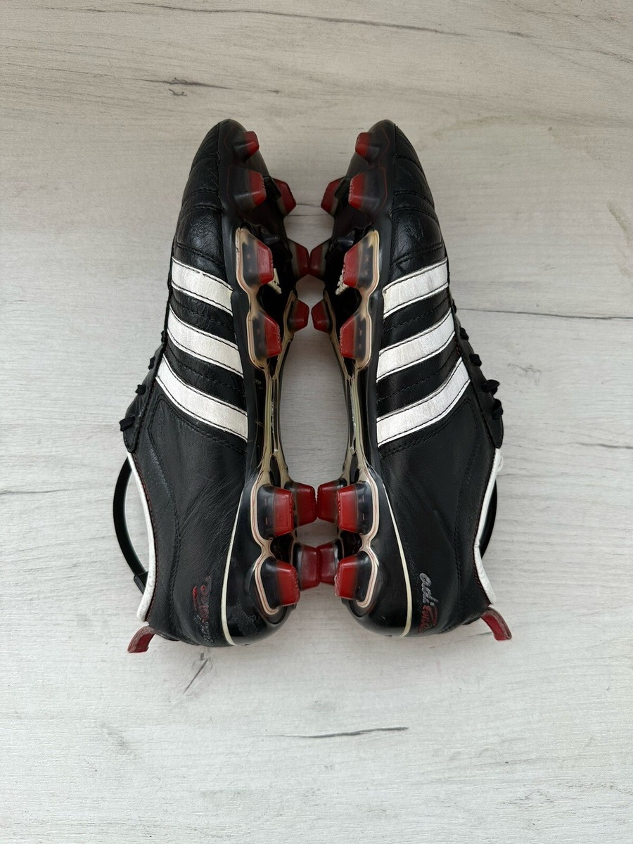 Adidas Adipure FG Black Red Football Cleats Boots US10 1/2 UK10