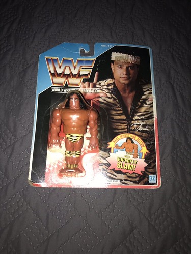 MIP Jimmy Snuka Series 1 (WWE WWF, Vintage Hasbro)...
