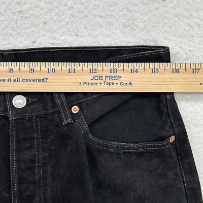 Vintage Levis 501 Jeans Womens 33x34 Black Denim Y2K 2000s Vintage Levis 501 Jeans Womens 33x34 Black Denim Y2K 2000s