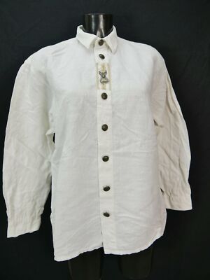 Size M Trachten Shirt OS Trachten White With Cord Fabulous Shirt TH2225
