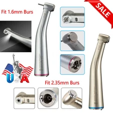 Dental 1:5 1:1 Fiber Optic LED Contra Angle Electric Handpiece Fit KaV NSK COXO