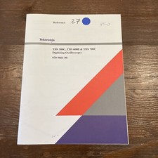 Tektronix TDS 500C 600B 700C Digitizing Oscilloscopes Reference 070-9861-00