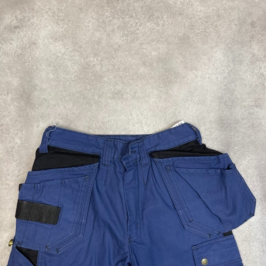 C44 Cargo Shorts Mens Baggy Outdoor Workwear Carpenter Pant, Navy, 30" image 3