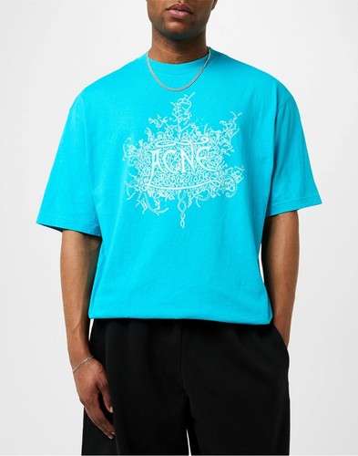 CAMISETA HOMBRE ACNE STUDIOS EXTORR DEVIL LOGO BL0358 - Imagen 3 de 5
