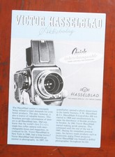 HASSELBLAD 8 PAGE HISTORY BROCHURE/124897