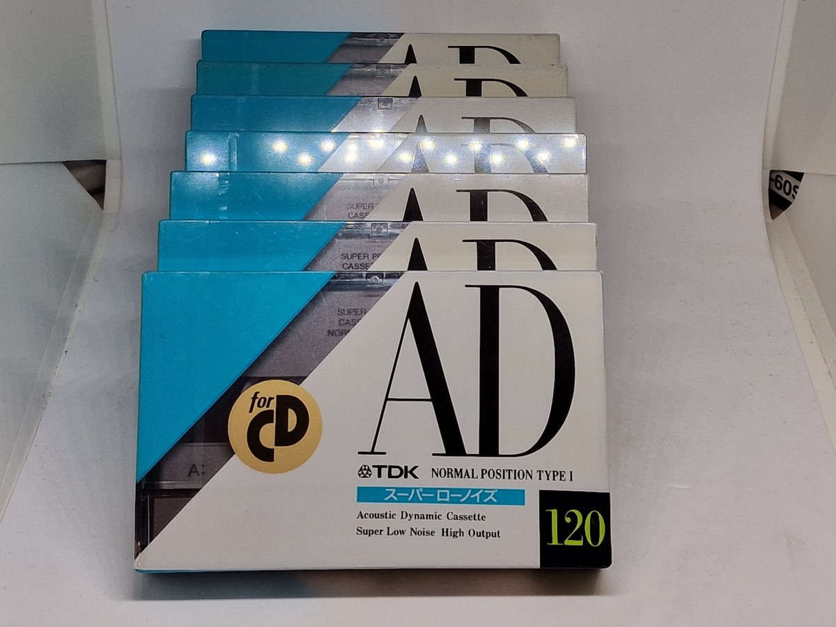 TDK AD 46 50 54 60 70 90 120 FULL SET Blank Audio Cassette TDK AD 46 50 54 60 70 90 120 FULL SET Blank Audio Cassette