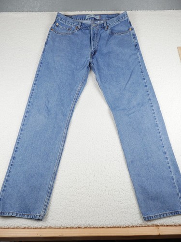 Levis 505 Jeans Mens Size 38x36 Vintage Y2K 2000s Regular Fit Blue Wash Skater - Picture 2 of 15