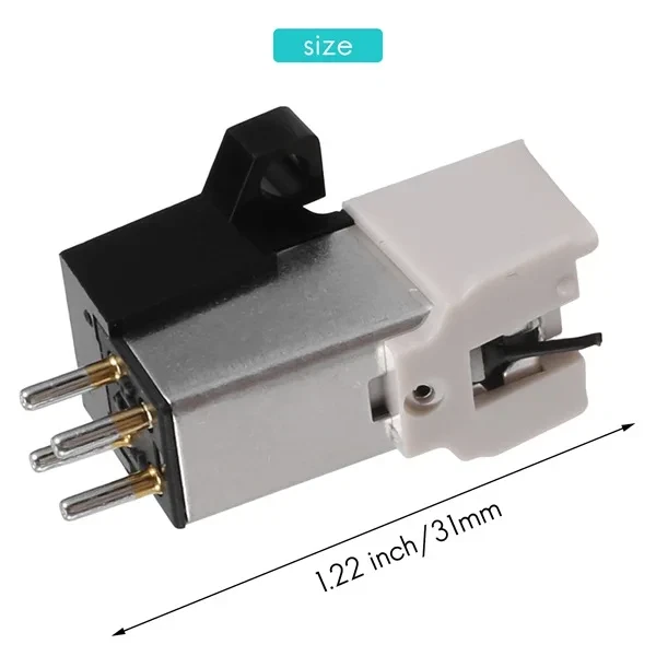 Dynamic Turntable Magnetic Cartridge For Audio-Technica AT3600L AT3600 W/ Needle - Image 4 of 4