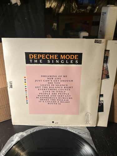 Depeche Mode The Singles Vinyl LP Record Brazil 1988 Smiths Cure Oasis Britpop - Picture 3 of 10