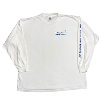 Vintage Computer Technology T Shirt Men XL MSN How Can The Butterfly Help You