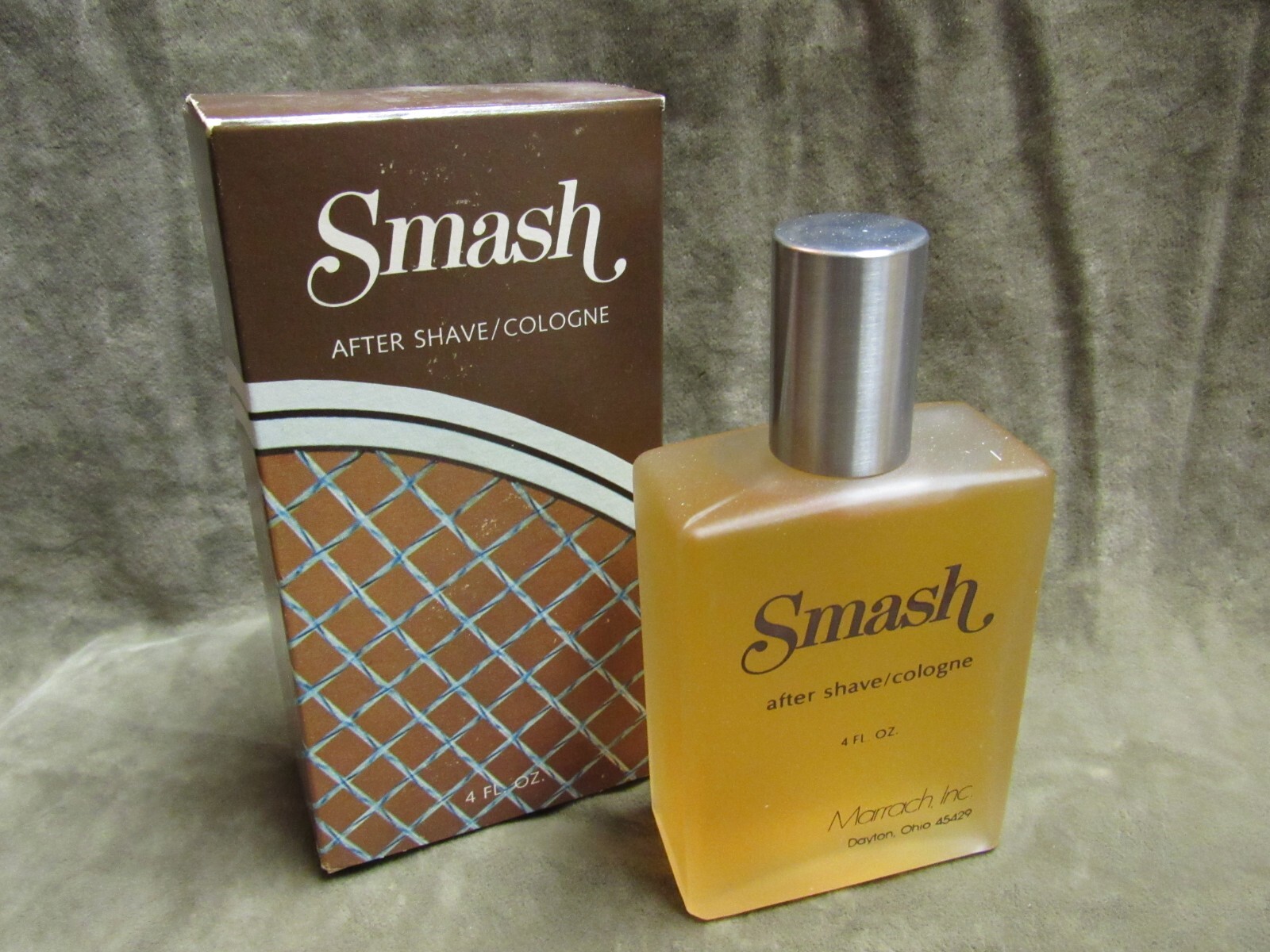 1970's SMASH After Shave/Cologne Marrach Inc Dayton Ohio Scent for Men/Man