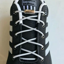 2 pairs No Tie Elastic tie less lock Shoe laces for running Sneakers kids adults