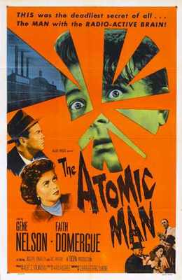 Atomic Man Poster 01 Blechschild A4 12x8 Aluminium