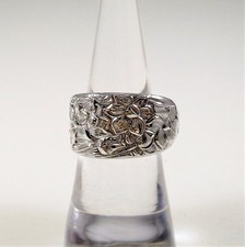 Narcissus Shiny Round Spoon Ring 1935 Birthday Gift Bride Flatware