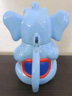Elephant Mug Cup The Greatest Show On Earth Ringling Bros. Hinged Lid Sky Blue — photo 3