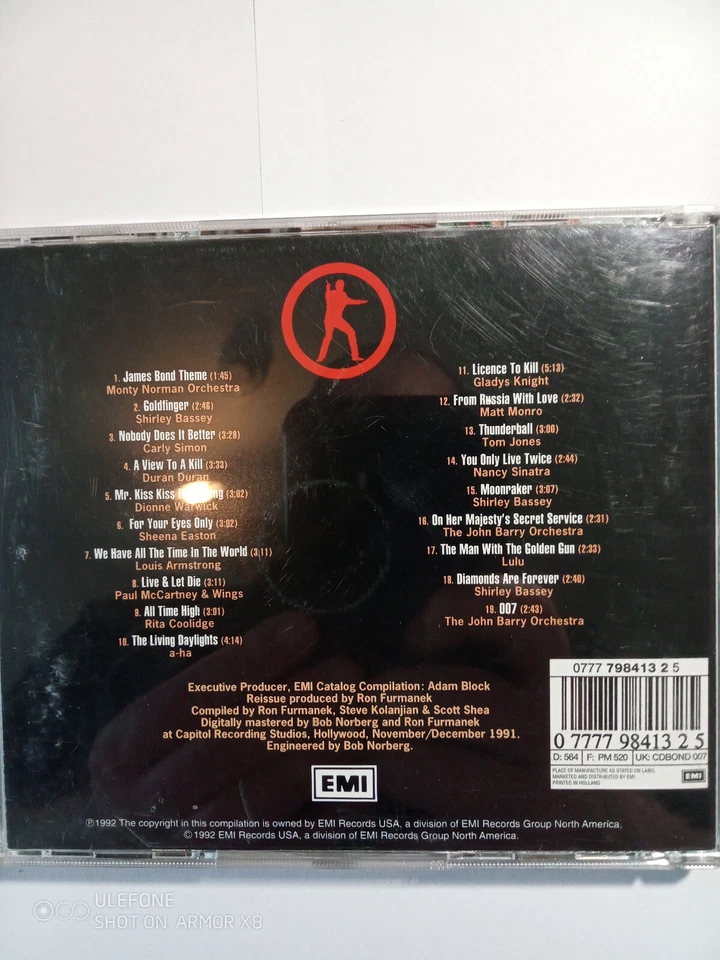 CD Best of James Bond 30th Anniversary Collection Soundtrack Filmmusik OST Score - Bild 2 von 4