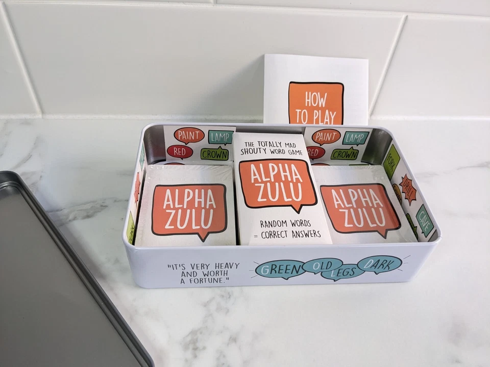 Alpha Zulu Word Card Game NEW Family Fun Strategy Educational - Image 3 of 3