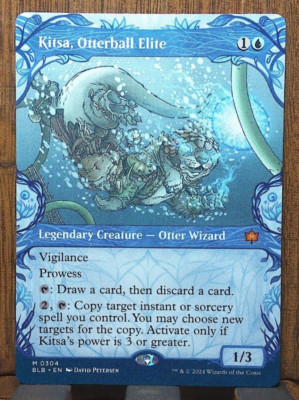 MTG   Kitsa, Otterball Elite -SHOWCASE Bloomburrow M/NM, NEVER PLAYED.  