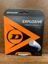 Dunlop Explosive Tennis String, 16g, Poly, sold by the Pack by Authorized Dealer