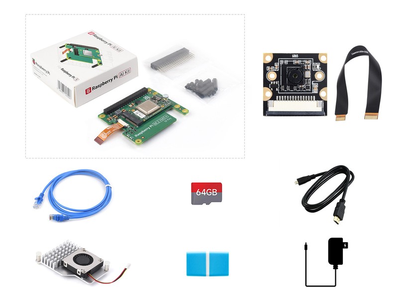 Raspberry Pi 5 Kit,Options for Kits and 2GB/4GB/8GB RAM BCM2712 processor 2.4GHZ