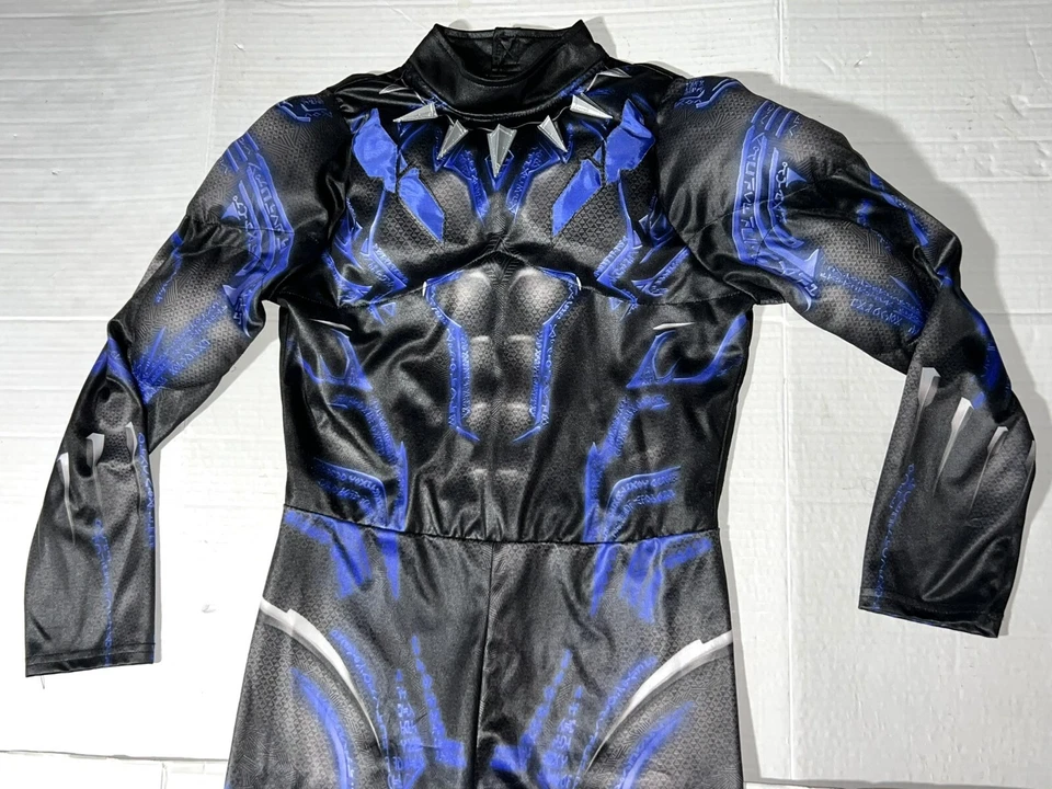 Disney Store Pantera Negra Vengadores Marvel Halloween Disfraz Conjunto Niños 9 10 Foto 2 de 4