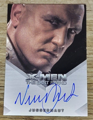 Rittenhouse Marvel X-Men The Last Stand Vinnie Jones as Juggernaut Autograph