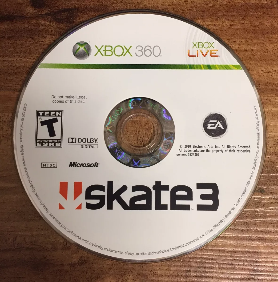 Skate 3 Xbox 360 Game