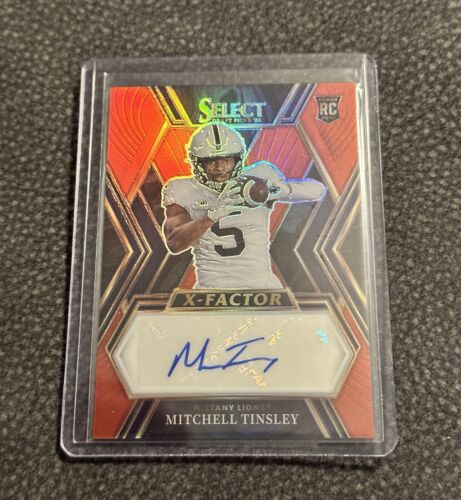2023 Select Draft Picks X-Factor Signatures Red #XS-MTI Mitchell Tinsley (RC)