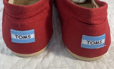 New TOMS Classic The Venice Collection Red Canvas Men display picture 2