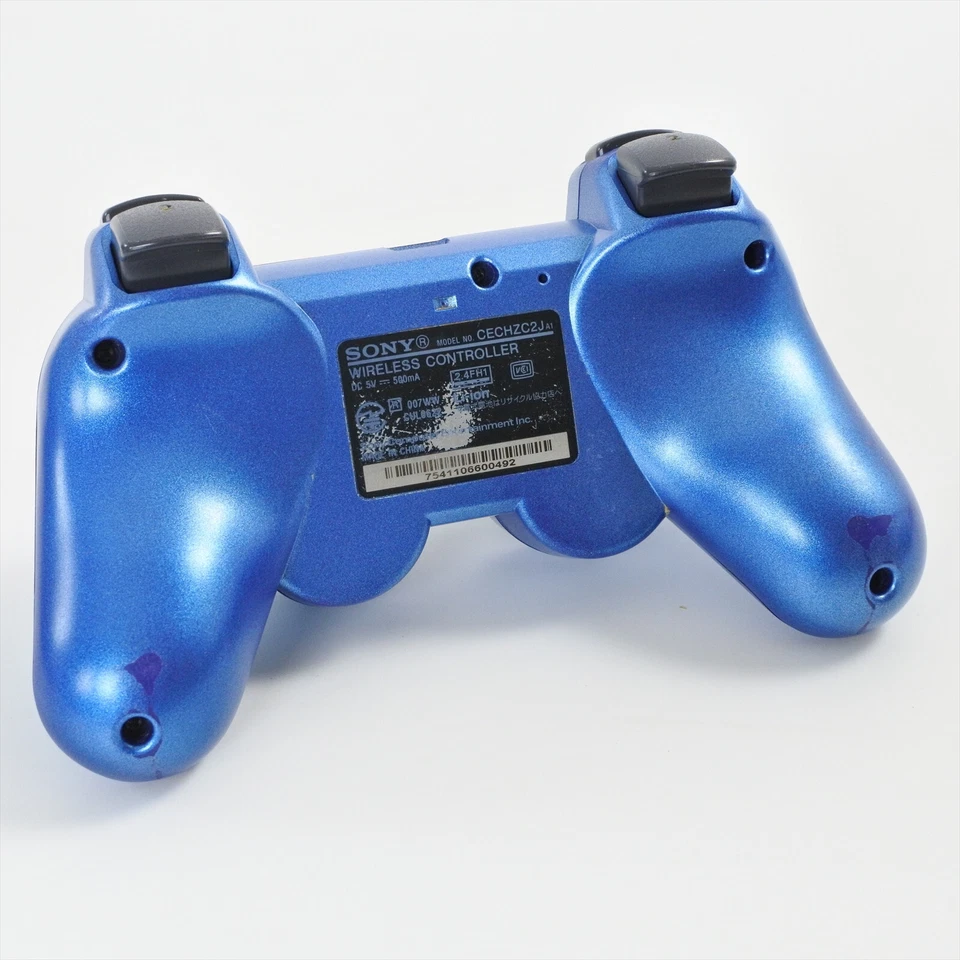 PS3 Controller Splash Blue NEW BATTERY CECHZC2JA1 DUAL SHOCK3 SIXAXIS SONY 890 - Image 4 of 4