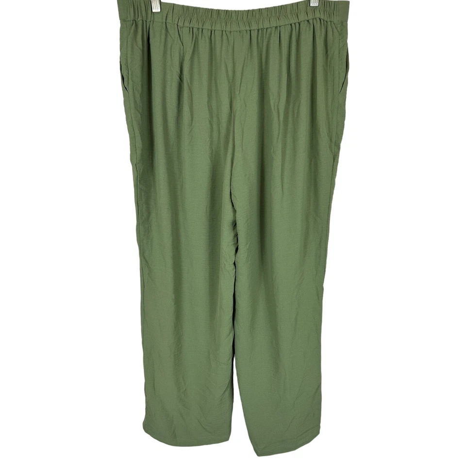 Linea by Louis Dell'Olio Women's Regular Pull-On Pants Dill Green X-Large Size - Image 2 of 2