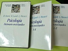 PSICOLOGIA DIZIONARIO ENCICLOPEDICO 2 VOL HARRE' LAMB MECACCI LATERZA