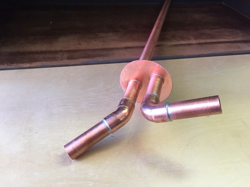 2 1/2” Sanke Plate W/ 5/8 OD Dip Tube For 1/4 Keg Thumper, Moonshine