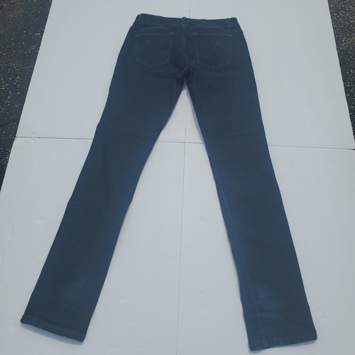 Pantalones de mezclilla ajustados elásticos lavados oscuros Forever 21 XXI para mujer talla 29 - Imagen 2 de 5