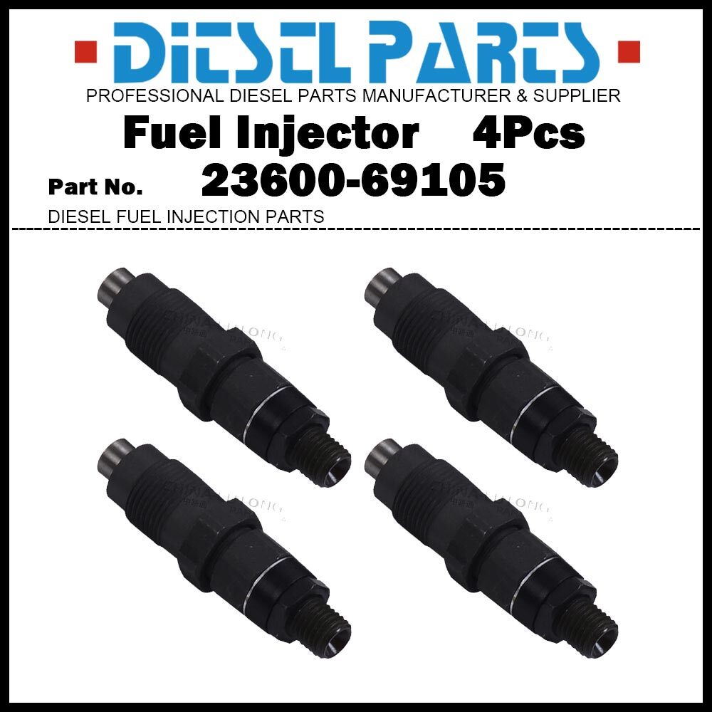 4x Fuel Injector 23600-69105 for TOYOTA 4Runner Hilux Land Cruiser