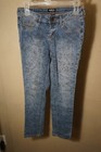 Allen B by Allen Schwartz size 4 cotton blue jeans for women stamped pattern — photo 1