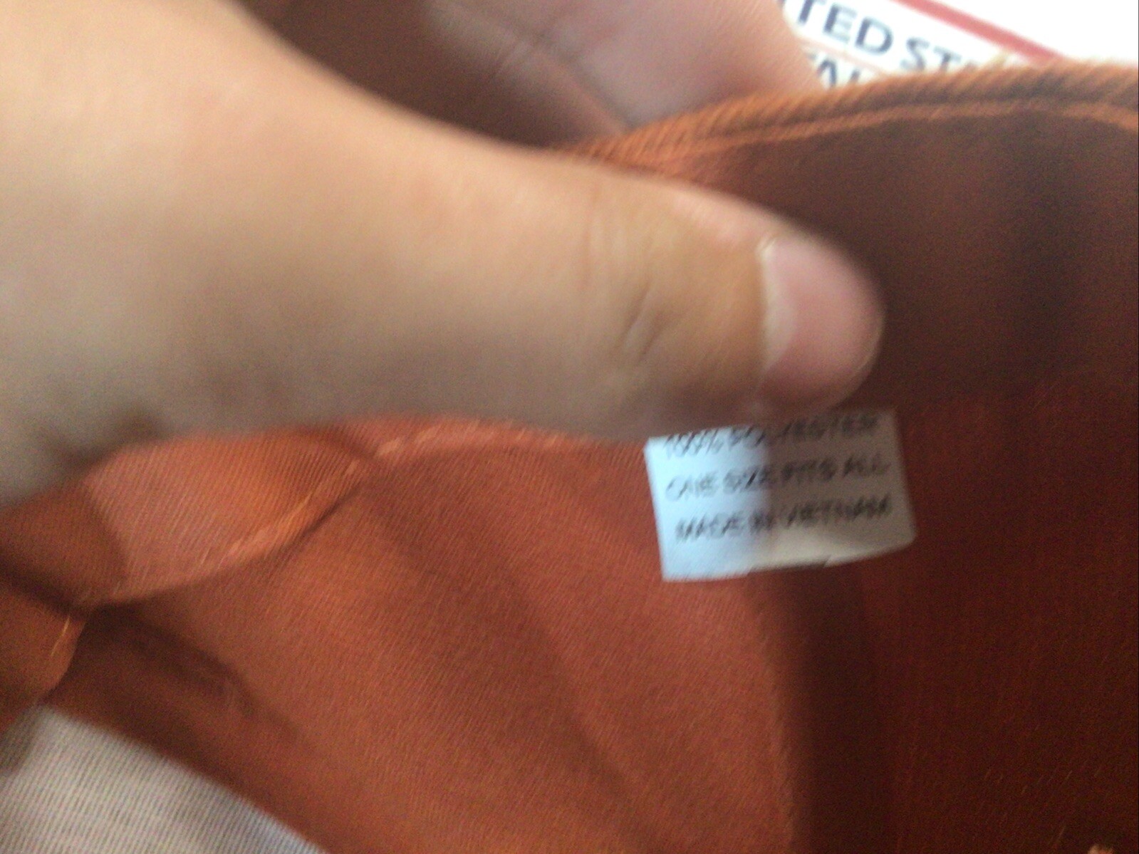 Solid Orange Blank Adjustable Hat Baseball Cap Ad… - image 7