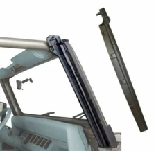 Rampage 69998 Black Windshield Uprights for 1987-1995 Wrangler YJ