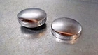 New HARLEY PANHEAD Chrome Non-Vented Gas Cap Pair LH & RH 61103-65 / 61103-36