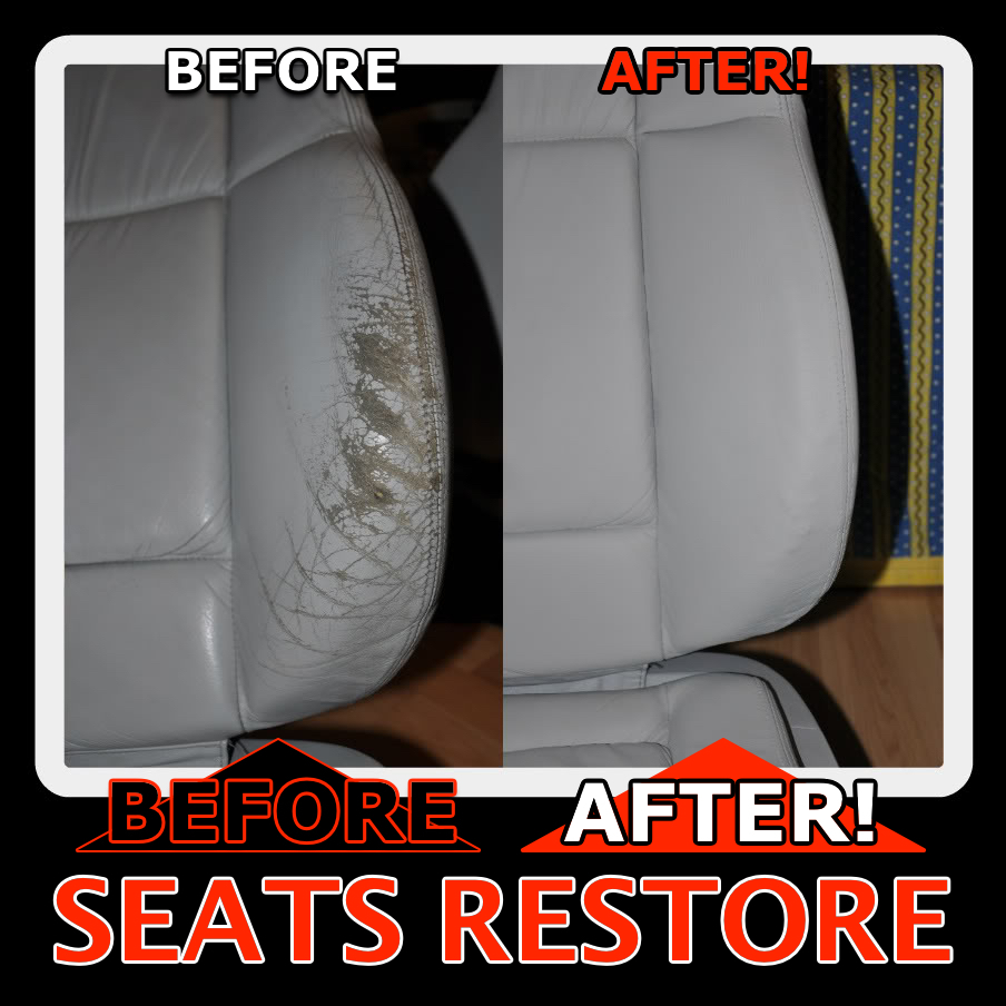 TWO SEAT LEATHER COLORING KITS - Matched OEM Leather Colors for All Car ...