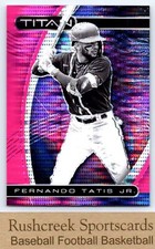 2021 Chronicles Titan #12 Fernando Tatis Jr. Padres Pink Pulsar Prizm