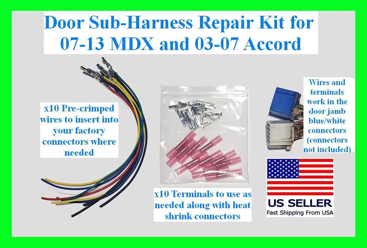 Fits MDX 07-13 Accord 03-07 Door Jamb Sub Harness Connector