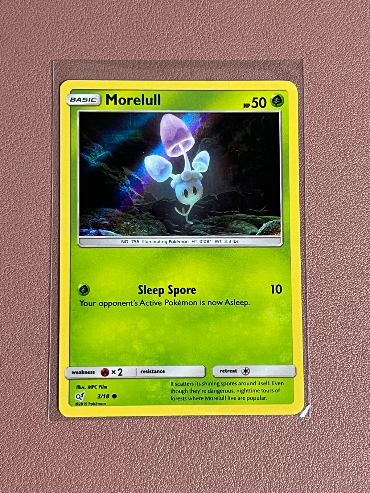 Pokémon TCG Morelull Detective Pikachu 3/18 Holo Common eBay
