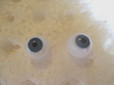 16 mm Blue Round Handblown Glass Eyes 10 mm Iris Doll Crafts N51