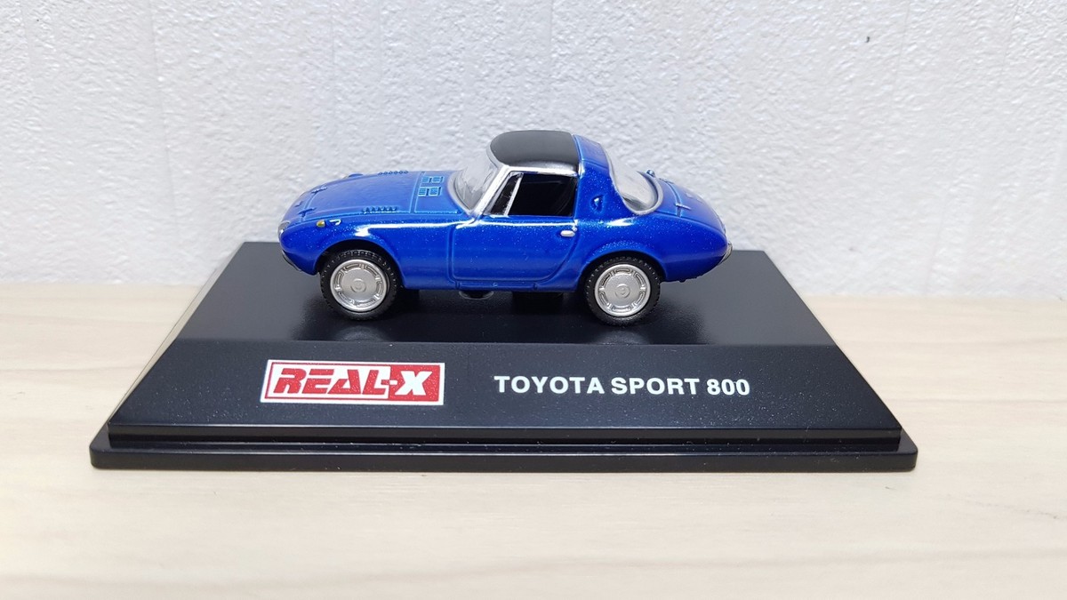 1/72 Real-X TOYOTA Sports 800 BLUE diecast car model | eBay