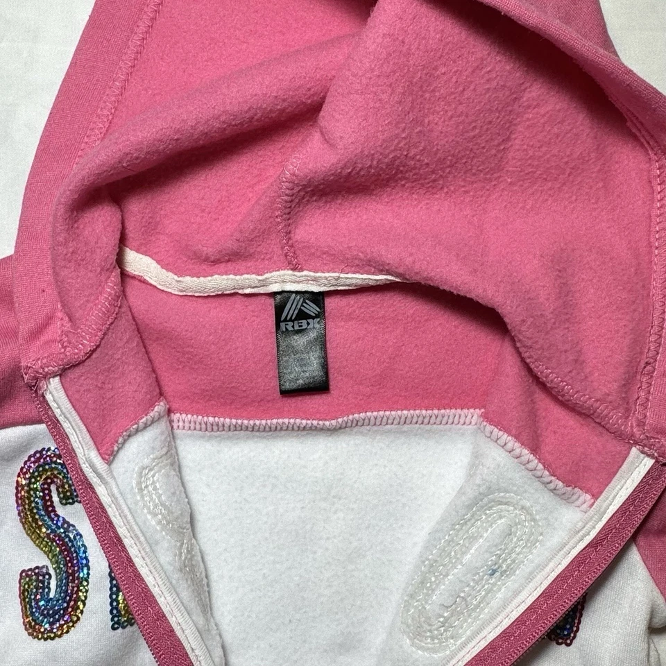 Conjunto de ropa deportiva RBX para niñas con capucha y leggings talla 4T Foto 3 de 4