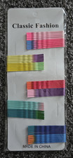 NEW 50-count COLORFUL wavy HAIRPINS bobby pins BARRETTE accessory VIBRANT